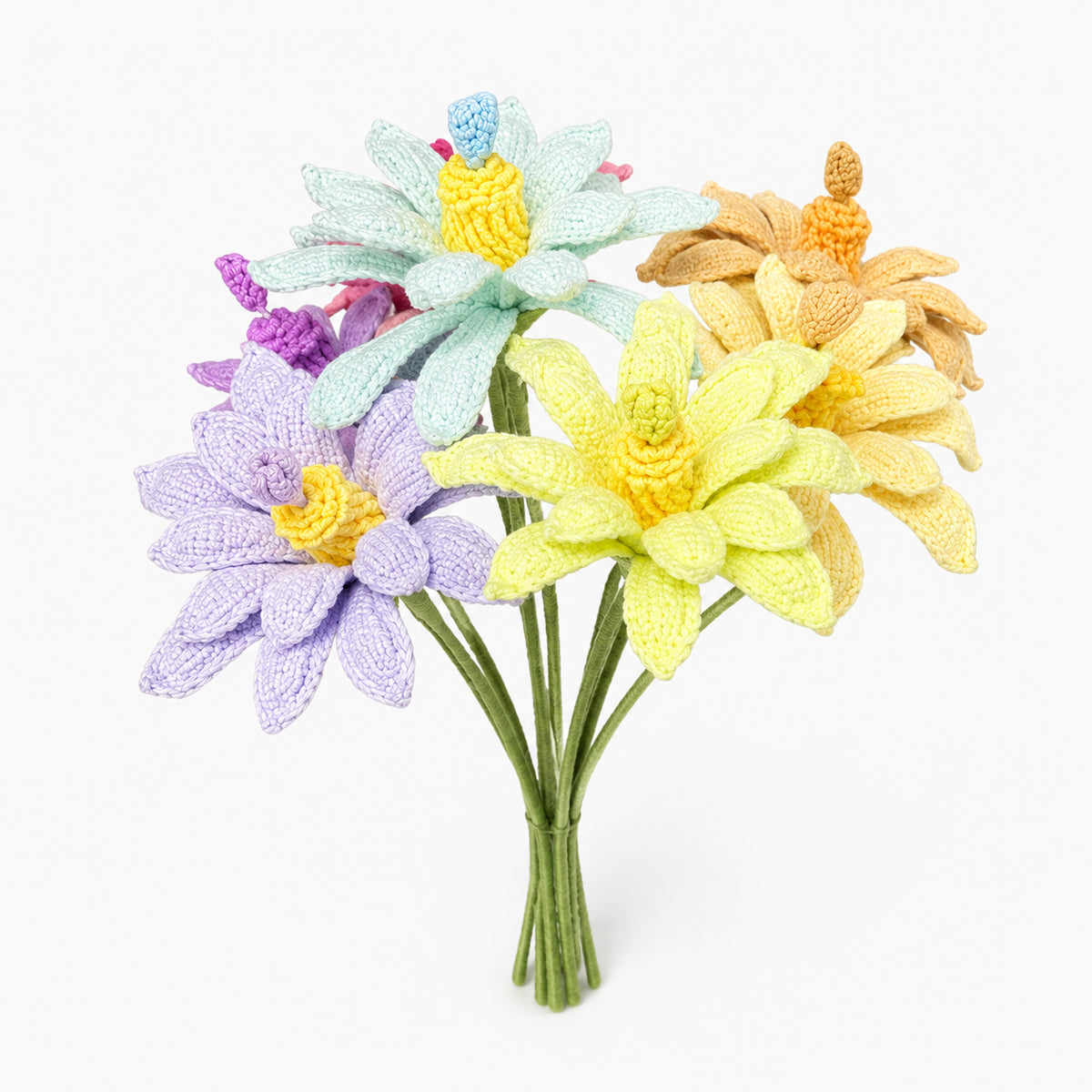 Handmade Crochet Autumn Bloom
