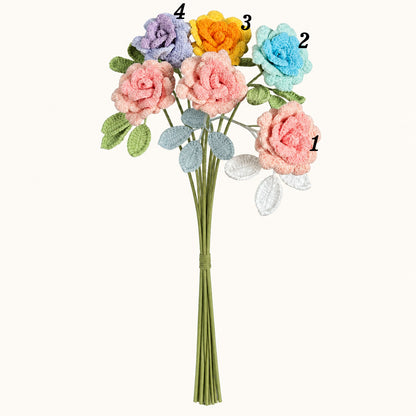 Handmade Crochet Vintage Rose