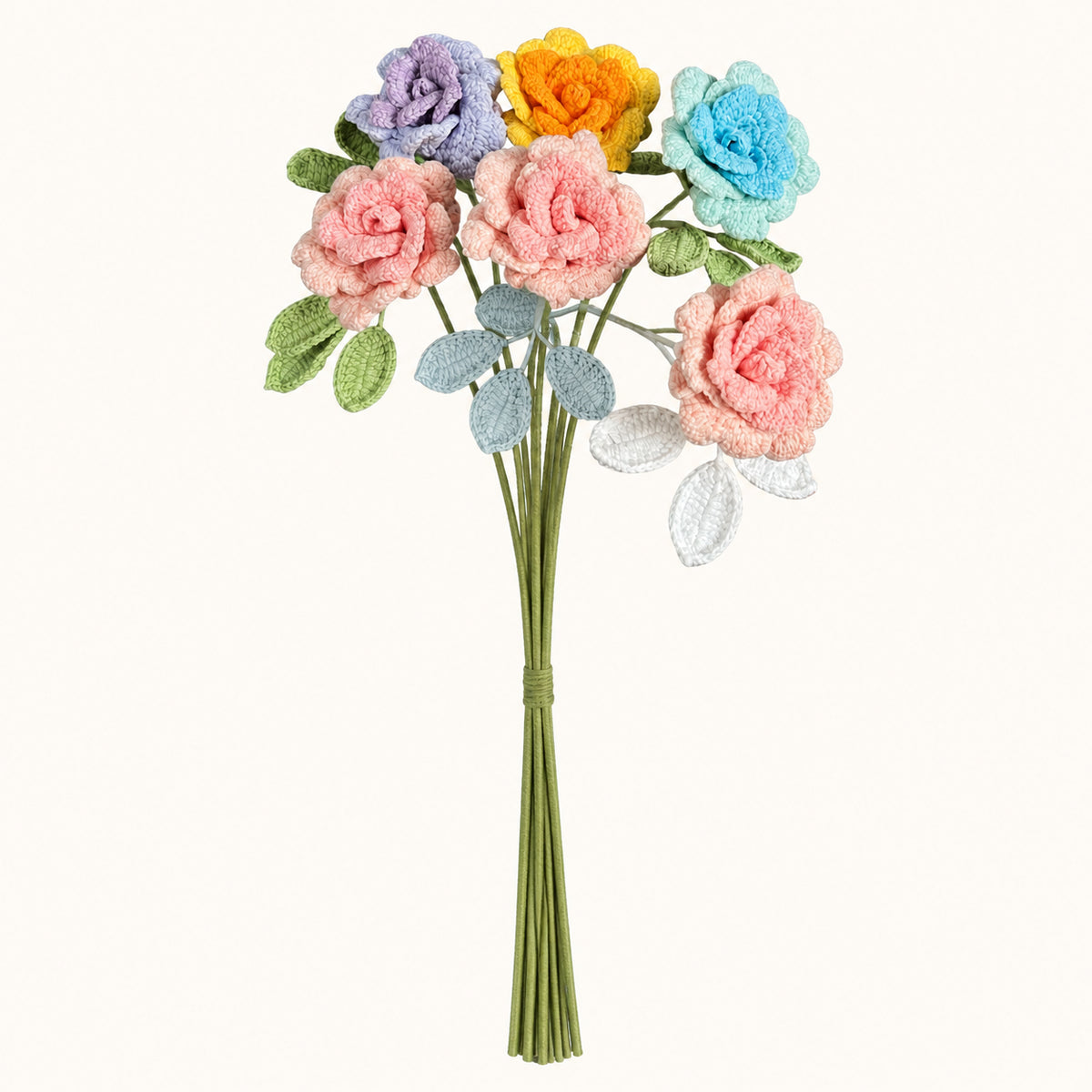 Handmade Crochet Vintage Rose