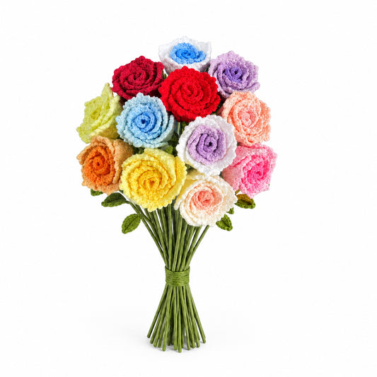 Handmade Crochet Elegant Rose
