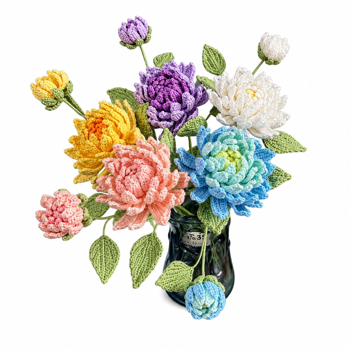 Handmade Crochet Dahlia Flower