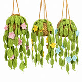Handmade Crochet Hanging Plant Basket