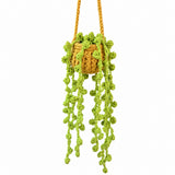 Handmade Crochet Garden Hanging Basket