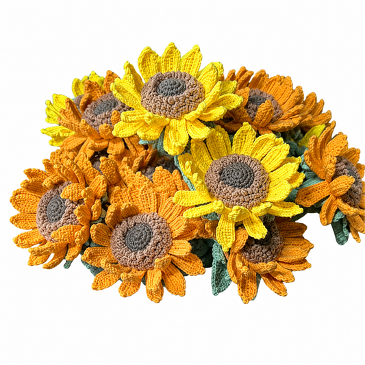 Handmade Crochet Sunflower