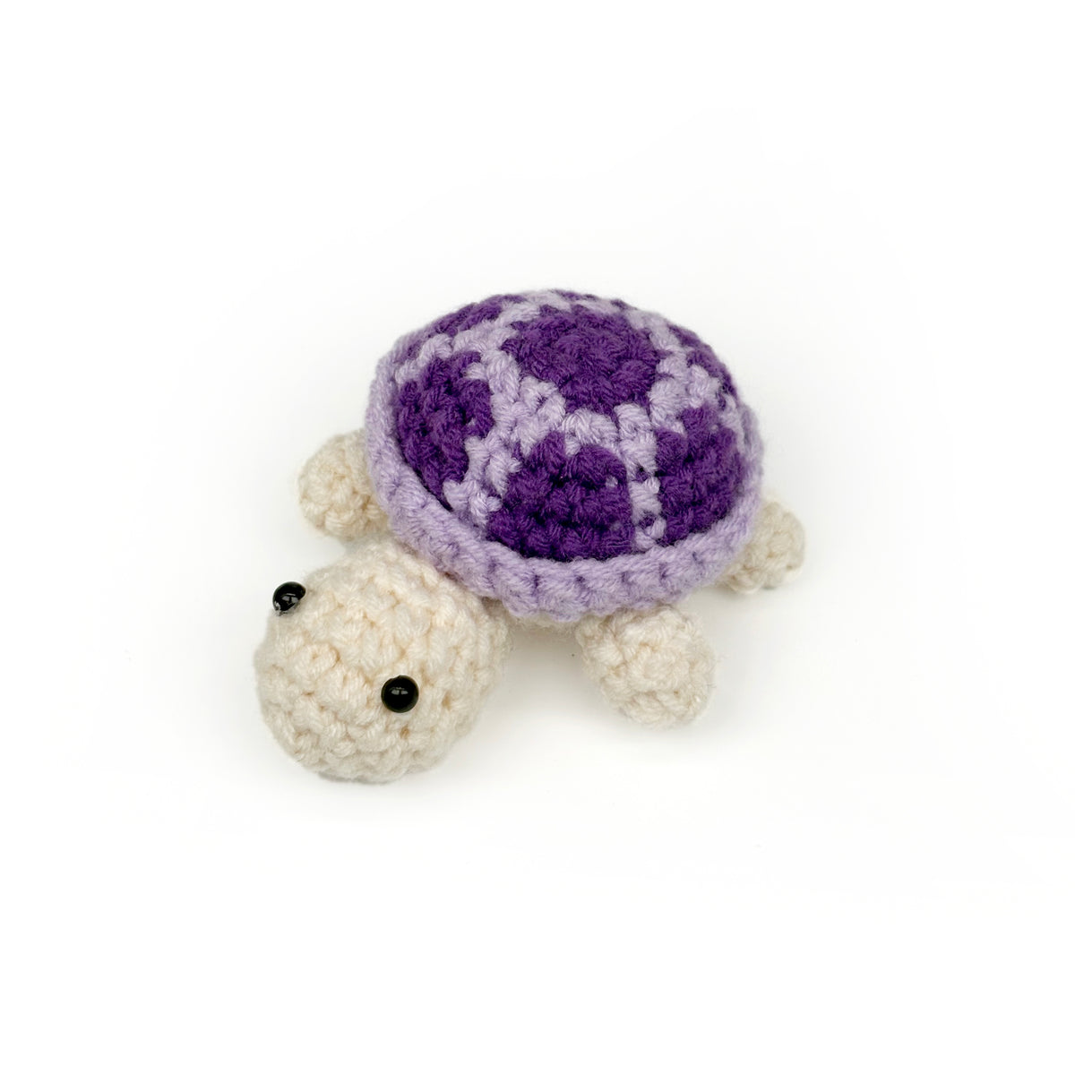 Crochet Turtle Plush Toy Set, Handmade Amigurumi Animal Dolls for Kids Gift
