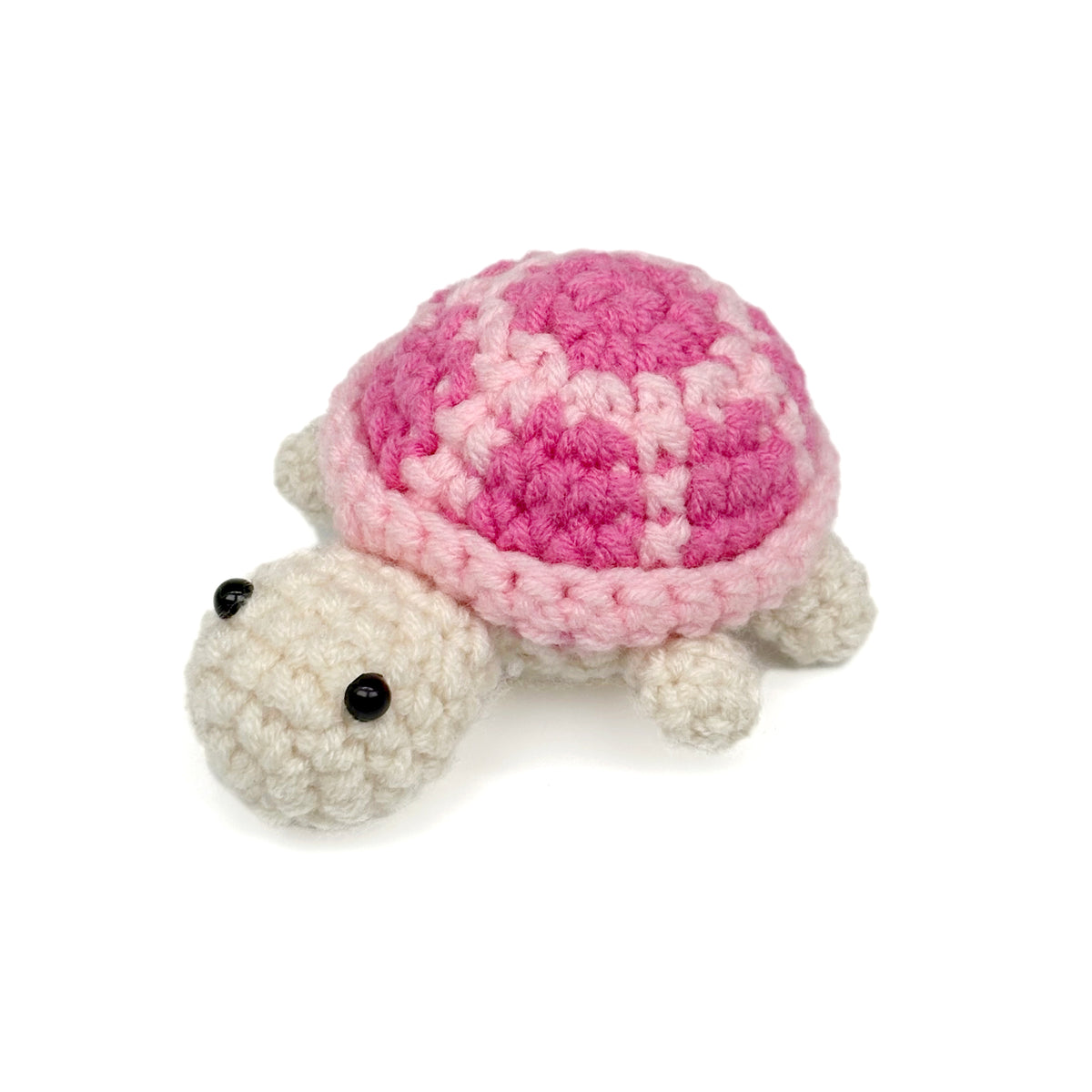 Crochet Turtle Plush Toy Set, Handmade Amigurumi Animal Dolls for Kids Gift
