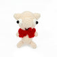 Crochet Pig Plush Toy Set, Handmade Amigurumi Animal Dolls Gift