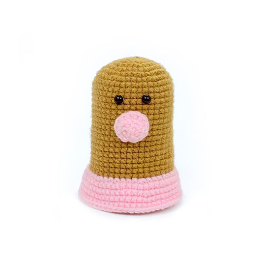 Crochet Mole Plush Toy, Handmade Amigurumi Animal Doll Gift