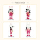 Crochet Bunny Girl Doll, Handmade Amigurumi Plush Toy for Kids Gift