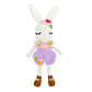 Crochet Bunny Doll, Handmade Amigurumi Rabbit Plush Toy for Kids Gift