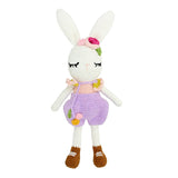 Crochet Bunny Doll, Handmade Amigurumi Rabbit Plush Toy for Kids Gift