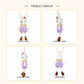 Crochet Bunny Doll, Handmade Amigurumi Rabbit Plush Toy for Kids Gift