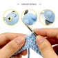 Handmade Crochet Blue Alien Plush Toy