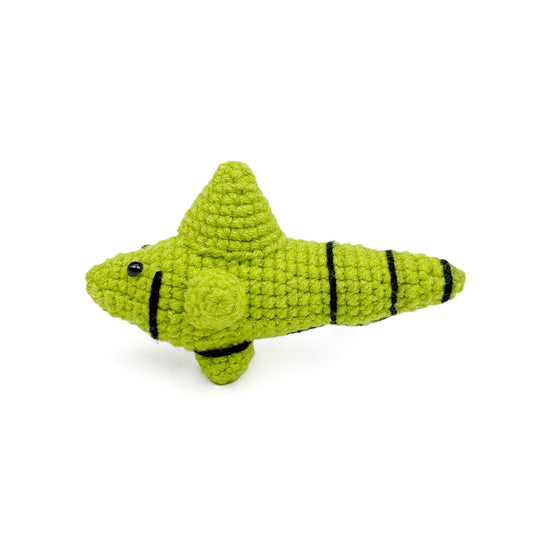 Handmade Crochet Airplane Plush Toy