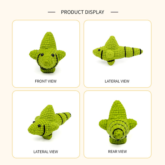 Handmade Crochet Airplane Plush Toy
