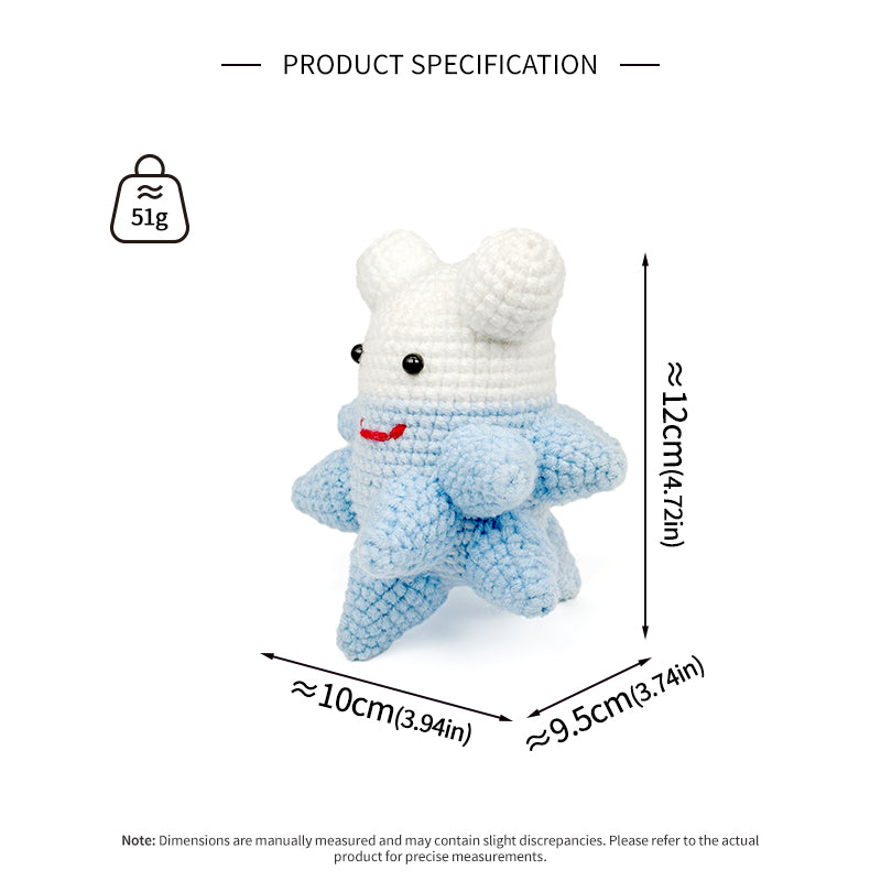 Handmade Crochet Sea Creature Plush Toy