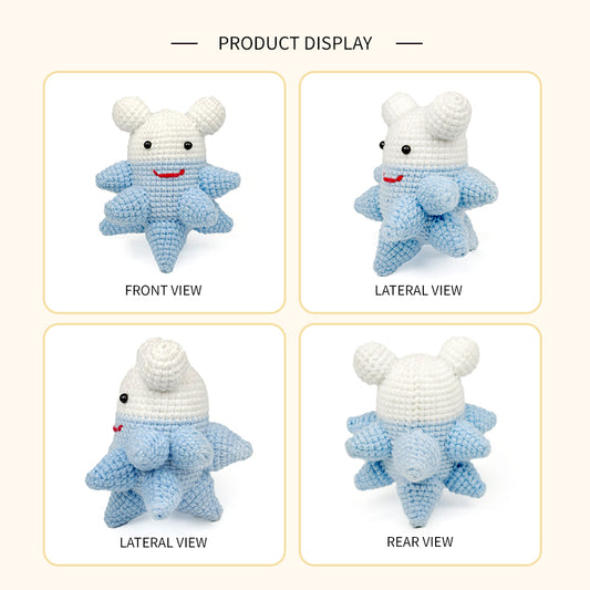 Handmade Crochet Sea Creature Plush Toy
