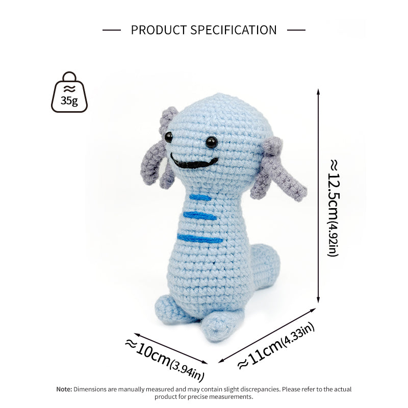 Handmade Crochet Axolotl Plush Toy