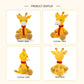 Crochet Giraffe Plush Toy, Handmade Amigurumi Animal Doll for Kids Gift