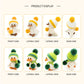 Matching Winter Duck Amigurumi Dolls - Cute Crochet Couple Plushies Gift