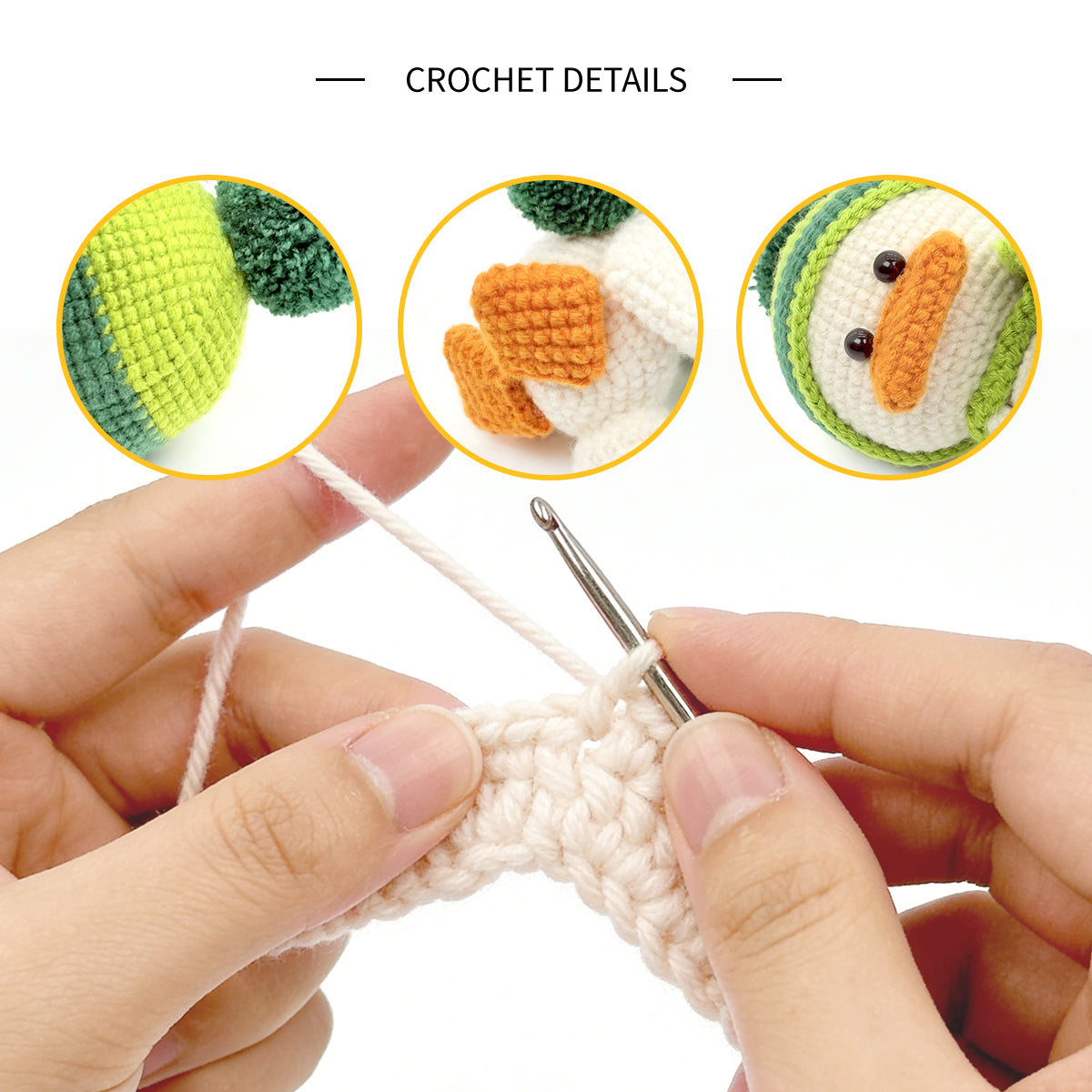 Matching Winter Duck Amigurumi Dolls - Cute Crochet Couple Plushies Gift