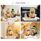 Matching Winter Duck Amigurumi Dolls - Cute Crochet Couple Plushies Gift