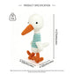 Crochet Stork Plush Toy, Handmade Amigurumi Bird Doll Gift