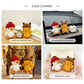 Crochet Duck Plush Toy Set, Handmade Amigurumi Bird Dolls Gift