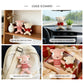 Crochet Pig Plush Toy Set, Handmade Amigurumi Animal Dolls Gift