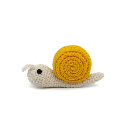 Crochet Snail Plush Toy