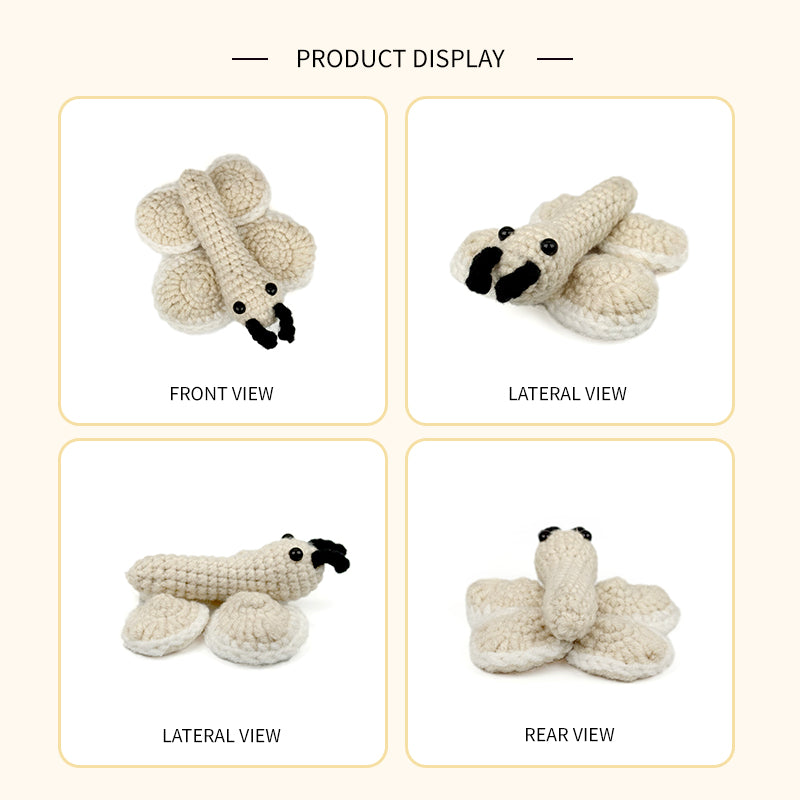 Crochet Butterfly Plush Toy