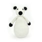 Handmade Crochet Polar Bear Plush - Black and White Sensory Baby Toy