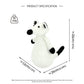 Handmade Crochet Polar Bear Plush - Black and White Sensory Baby Toy