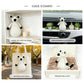 Handmade Crochet Polar Bear Plush - Black and White Sensory Baby Toy