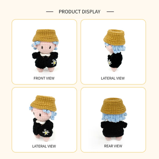 Crochet Doll with Hat