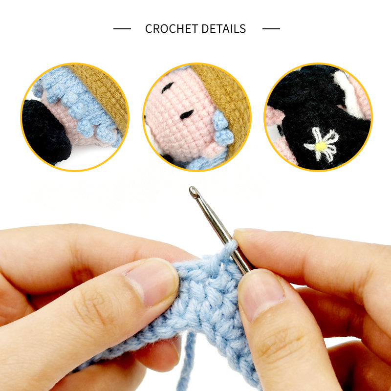 Crochet Doll with Hat
