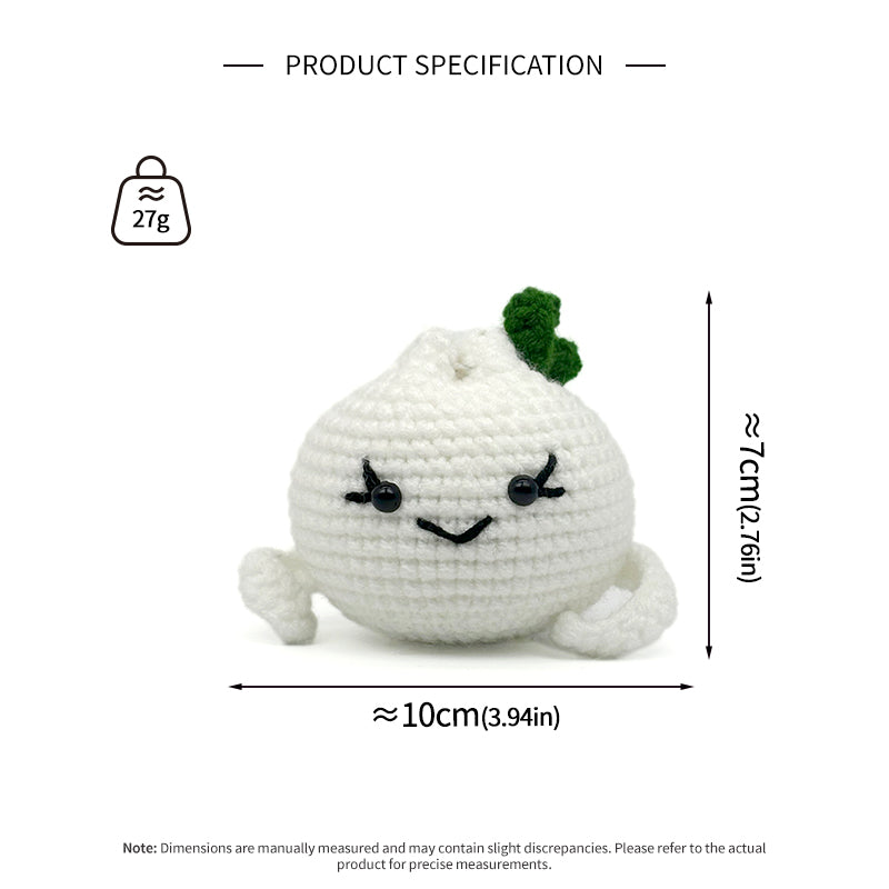 Crochet Garlic Plush Toy