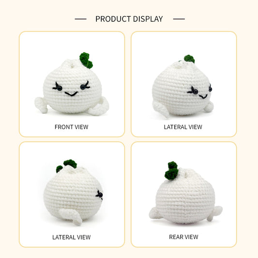 Crochet Garlic Plush Toy