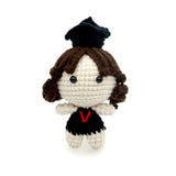 Crochet Witch Plush Doll, Handmade Amigurumi Halloween Toy Gift