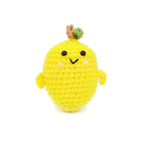Crochet Lemon Plush Toy, Handmade Amigurumi Fruit Doll Gift