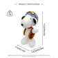 Crochet Aviator Dog Plush Toy, Handmade Amigurumi Pilot Puppy Gift