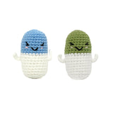 Crochet Pill Plush Toy, Handmade Amigurumi Capsule Doll Gift