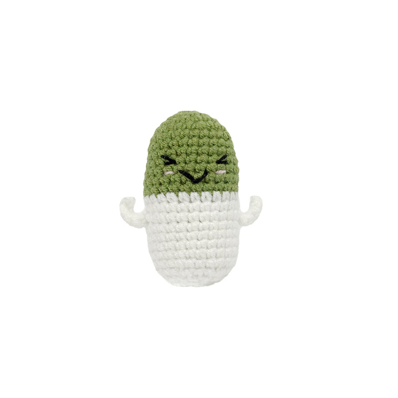 Crochet Pill Plush Toy, Handmade Amigurumi Capsule Doll Gift