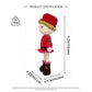 Crochet Girl Doll, Handmade Amigurumi Plush Toy for Kids Gift