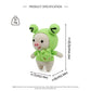 Crochet Pig Plush Doll Set, Handmade Amigurumi Animal Toys for Kids Gift