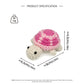 Crochet Turtle Plush Toy Set, Handmade Amigurumi Animal Dolls for Kids Gift
