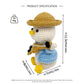 Crochet Music Bird Plush Toy Set, Handmade Amigurumi Duck Dolls Gift