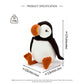 Crochet Puffin Plush Toy, Handmade Amigurumi Bird Doll Gift