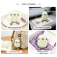 Crochet Bird Plush Toy, Handmade Cream Amigurumi Animal Doll Gift