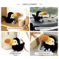 Crochet Toucan Plush Toy, Handmade Amigurumi Bird Doll Gift